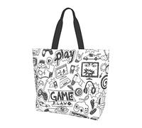 Sedie a sdraio da spiaggia Barche Borsa a tracolla grande per donna, Borsa tote impermeabile riutilizzabile Borsa per la spesa ecologica per lavoro Shopping da viaggio in spiaggia