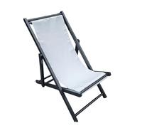 Sedie a sdraio in legno pieghevole stile marina tela spiaggia/giardino sequestro da salone outdoor regolabile E 128 * 58cm