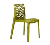 Sedie Colorate Design Gruvyer Grand Soleil da Esterno Interno Polipropilene