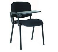 Sedie con Bracciolo e Scrittoio ribaltabile, conferenze, da ufficio, rivestiti in tessuto o finta pelle colorata a scelta, resistente e prodotto 100% italiano (1)
