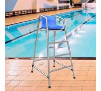 Sedie da Bagnino, Sedia da Bagnino Alta e Resistente per Piscine Fuori Terra, Sedile di osservazione per arbitri per Gare in parchi Acquatici, Sedia panoramica a Bordo Piscina e in Spiaggia