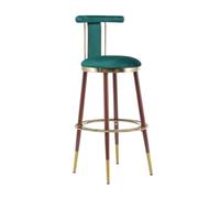 Sedie da Bar Sgabello Da Bar Con Schienale In Legno Massello Alla Moda E Semplice, Sedia Da Bar, Sedia Da Isola, Fronte Sgabelli da Bar(M:38CMX38CMX100CM)