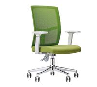 Sedie da computer comode, sedia da ufficio ergonomica in rete con supporto lombare regolabile per studio, lavoro, gioco e uso dirigenziale, design girevole, scrivania per PC piccola, soggiorno,