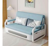 Sedie da cucina imbottite spesse Sofa,Convertible Futon Sofa Bed,3-in-1 Multi-Functional Sleeper Chair Bed,Adjustable Backrest Recliner With Modern Linen Fabric for Living Room Bedroom Apartment Small