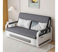 Sedie da cucina imbottite spesse Sofa,Convertible Futon Sofa Bed,3-in-1 Multi-Functional Sleeper Chair Bed,Adjustable Backrest Recliner With Modern Linen Fabric for Living Room Bedroom Apartment Small