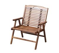 Sedie da Giardino, Poltrona Pieghevole con Schienale, Non Richiede Montaggio, Adatta per Balcone, Campeggio, Bistrot(Large)