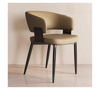 Sedie da pranzo in finta pelle con design con schienale cavo per una comoda seduta in soggiorno