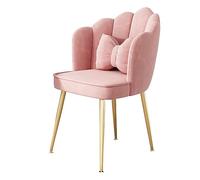 Sedie da pranzo in velluto con gambe in metallo dorato, poltrone da cucina imbottite, eleganti sedie per sala da pranzo, soggiorno, camera da letto, arredamento moderno per la casa