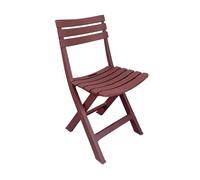 Sedie da Pranzo Pieghevoli in Plastica, Sgabelli Decorativi Impilabile con Schienale Ergonomico, per Pranzi al Chiuso/All'aperto, Matrimoni, Feste, Riunioni di Famiglia(Red)