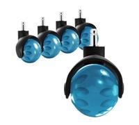 Sedie Da Ufficio Con Rotelle In Nylon E PU 2 Pollici - Sfera For Mobili Multidirezionale Asta Di Spinta(A4)