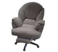 Sedie d'accento poltrona poltrona reclinabile sedia morbida studio gaming sedia ergonomica ufficio pigro divano per camera da letto, casa ufficio sedie scrivania per soggiorno (colore: grigio con