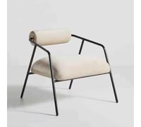 Sedie d'accento, sedia d'accento per soggiorno, sedia da soggiorno per ristorante, caffetteria, sala negoziale, sedia lounge (tessuto beige)