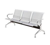 Sedie di ricezione dell'aeroporto con i bracci, banco d'attesa di 3 posti per ufficio, affari, salone, banca, ospedale, scuola