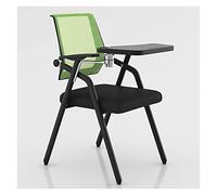 Sedie ergonomiche pieghevoli per sala conferenze con braccioli per scrivania e tablet, sedie da ufficio in rete con supporto lombare, perfette per sale d'attesa e spazi riunioni