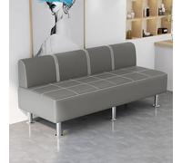 Sedie For Reception Da Ufficio, Panche For Sala D'attesa, Adatte For Cliniche, Aeroporti, Ospedali, Parrucchieri, Saloni, Istituti Di Bellezza E Banche(Gray,43.3x21.7in)