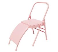 Sedie Giardino for Yoga, Sedie Pieghevoli da Interno Yoga, Supporto for La Vita Staccabile,adatta for Esercizi for la Vita E le Gambe Degli Adulti, Esercizi for I Fianchi, Modellamento Del Corpo(Pink)