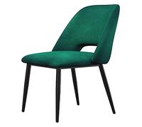 Sedie imbottite della sala da pranzo del velluto con le sedie di salotto dell'ufficio di BackrestStylish con il nero/oro del metallo legsComfortable di riempimento della spugna per la decorazione