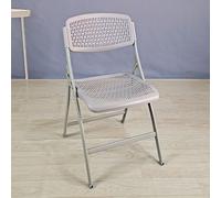 Sedie impilabili pieghevoli in plastica, moderne, per sala da pranzo e ufficio, sala conferenze, per giardino e balcone, 47 x 52 x 84 cm