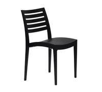 Sedia in polipropilene 'firenze' antracite GRANDSOLEIL