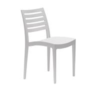 GRANDSOLEIL 24 Sedie Firenze in polipropilene bianco