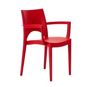 Sedie in Plastica con Braccioli da Giardino Grand Soleil Poltrona Paris