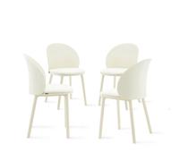 Sedie Melissa, set da 4, Bianco