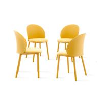 Sedie Melissa, set da 4, Giallo senape