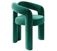 Sedie moderne e minimaliste per trucco e vanità verde scuro sgabelli per salone di bellezza per camera da letto eleganti mobili da parrucchiere eleganti sedie da parrucchiere per la decorazione
