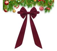 Sedie Per Decorazioni - Decorazione Per Sedie Per Feste 75 Cm X 50 Cm, Fascia Elastica | Schienale Del Sedile Di Colore Rosso Come Decorazione | Fiocchi Di Natale | Per L'uso A Casa, Matrimoni,