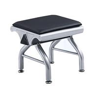 Sedie per sala d'attesa e reception, struttura in acciaio resistente con comodi cuscini in pelle, travi rinforzate per una maggiore stabilità, ideali per hall aeroportuali, ospedali e banche