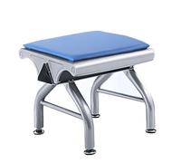 Sedie per sala d'attesa e reception, struttura in acciaio resistente con comodi cuscini in pelle, travi rinforzate per una maggiore stabilità, ideali per hall aeroportuali, ospedali e banche