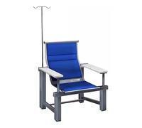Sedie per Sala d'attesa, Sedia Reception Blu, Piccola Poltrona d'accento per Sala d'attesa, Ufficio, Salone e Ospedale - Sedute Eleganti per Gli Ospiti di Banche e barbieri