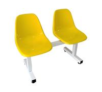 Sedie Per Sala D'Attesa - Sedie Da Ufficio A 2 Posti Per Reception, Panche Per Aeroporto, Banca, Ospedale, Salone Di Bellezza, Campo Da Basket, Scuola(Yellow)