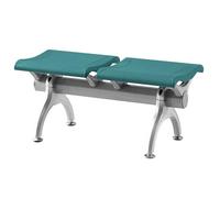 Sedie per Sala D'attesa, Sedie per Reception a 2 Posti, Panca per Reception Aeroportuale, Panca da Ufficio in Similpelle per Stazioni di Ospedali, Banche, Mercati, Barbieri e Palestre(Green)