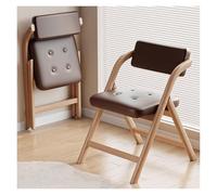 Sedie pieghevoli con cuscino, in legno massello, imbottite, sedie da pranzo, sedie portatili e assemblate, per ospiti, cucina, ufficio, matrimonio (stile 4)