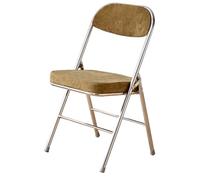 Sedie Pieghevoli da Interno con Seduta e Schienale Spessi, Comoda Sedia da Ufficio Pieghevole, Tessuto in Velluto a Coste Resistente, Comoda per Matrimoni, Feste, Eventi in Ufficio(Green)
