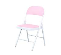 Sedie pieghevoli di alta qualità con sedili imbottiti per comfort e durata, eleganti e pratiche, multicolore abbinate per feste, eventi, campeggio, patio e balcone, colore rosa
