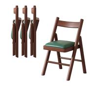 Sedie pieghevoli imbottite in legno massiccio 4 Pack, sedie pieghevoli in legno di gomma, ideali for la cucina, l'ufficio, il matrimonio e il picnic, con una capacità di carico di circa 150 kg.