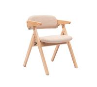 Sedie pieghevoli per interni con braccioli, design pieghevole metà secolo, seduta e schienale imbottiti, nessun montaggio richiesto, ideale per cucina, soggiorno, feste e studio