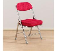 Sedie pieghevoli retrò con sedili imbottiti, in velluto a coste, carico massimo 200 kg, eleganti sedie da pranzo per uso domestico e commerciale, schienale confortevole