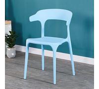 Sedie portatili impilabili in plastica con schienale, capacità di carico 294,8 kg, seduta flessibile per cucina e sala da pranzo, 40 x 47 x 75 cm, eleganti e salvaspazio