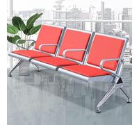 Sedie resistenti per sala d'attesa con braccioli per ufficio, aeroporto, salone e banca, soluzione confortevole per la reception degli ospiti