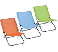 SEDIE SPIAGGIA PIEGHEVOLI SPIAGGINA MARE SPIAGGIA CM. 48x56xH70