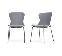 Sedie Zoe, set da 2, Grigio