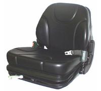 Sedile Ama Fully Sky Nero con Molleggio e Microswitch