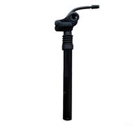 Sedile ammortizzatore elettrico in lega ad alta resistenza con molla elastica e struttura in plastica a quattro nodi per stabilità e comfort (nero)