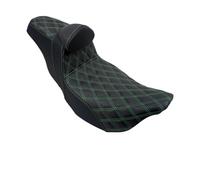 Sedile anteriore conducente per Touring per Electra per Road per Glide | Sedile passeggero conducente moto 2 posti con cuscino schienale regolabile per Touring per Electra per Road per Glide 2009-23