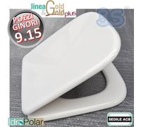 SEDILE ASSE TAVOLA COPRI per WC ACTIVE Ideal Standard ACB ERCOS GOLD in LEGNO