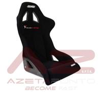sedile auto sportivo races trackmaster sport in vetroresina monoscocca da corsa