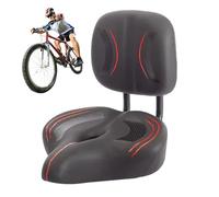 Sedile Bici Comfort: Sella Schienale Di Grandi Dimensioni con Supporto Imbottito, Assorbimento Degli Urti E Superficie Extra Larga | Cuscino In Schiuma Di Memoria Morbida Per Passeggiate | Donne D